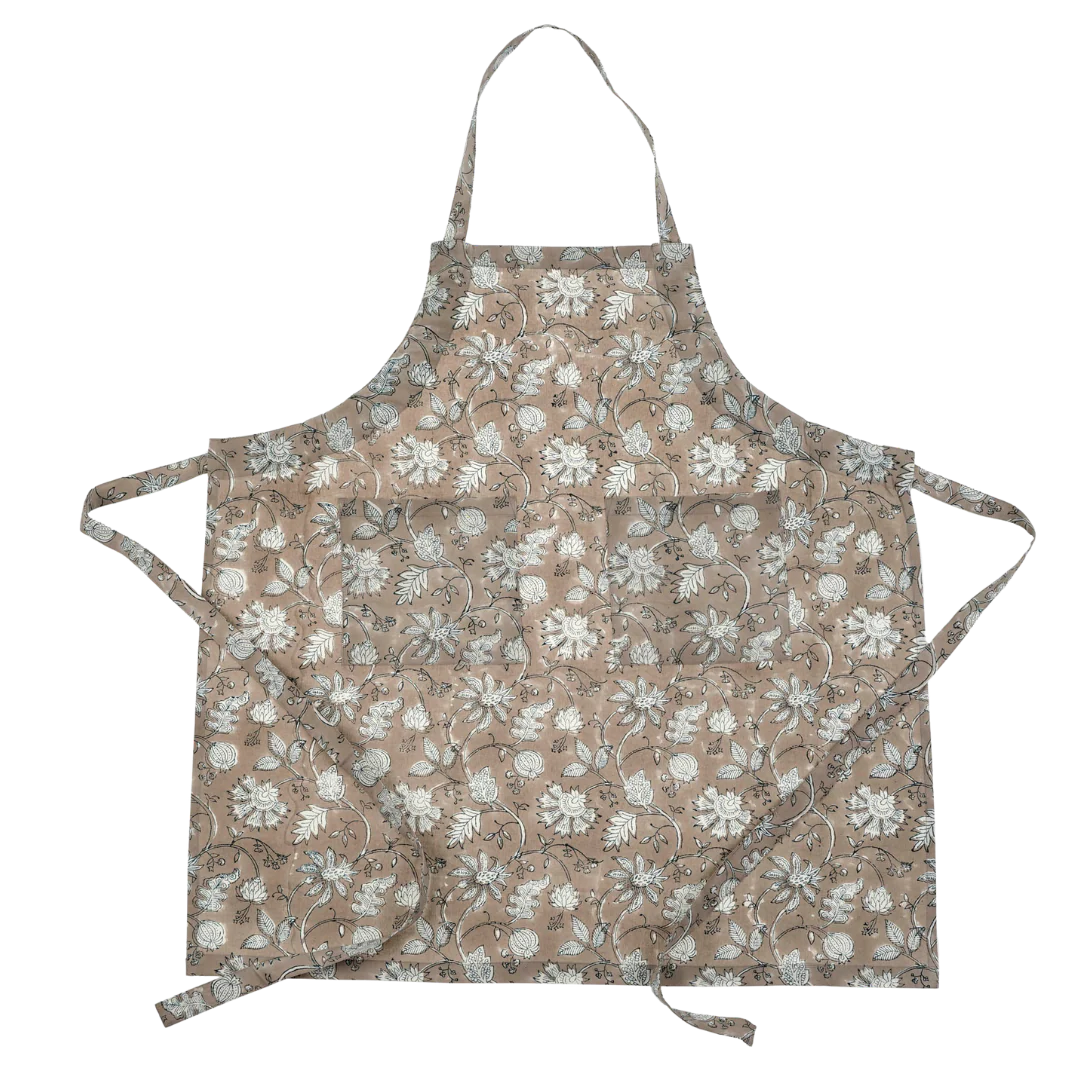Tierra Block Print Apron