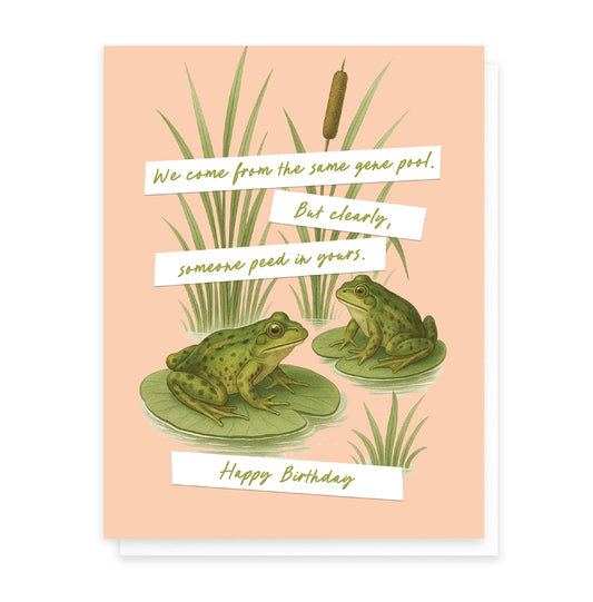 Same Gene Pool Birthday Card