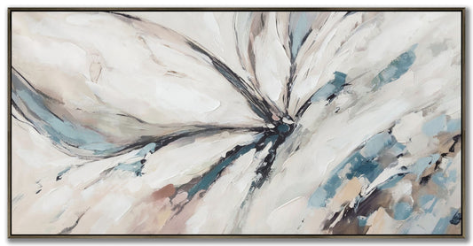 Sweeping Harmony Framed Canvas – 28″ x 56″