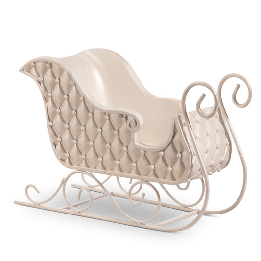 12" Pearlescent Quilted Sleigh