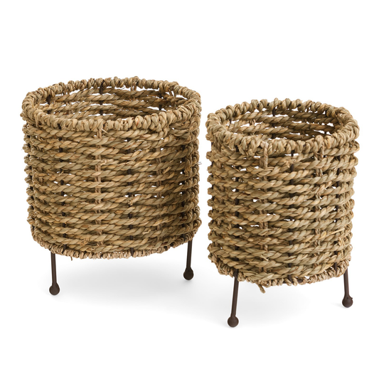 Woven Grass Planter