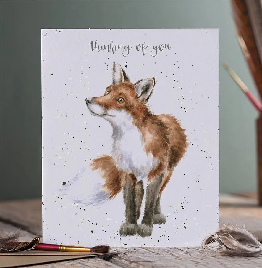Thinking of You Fox Card