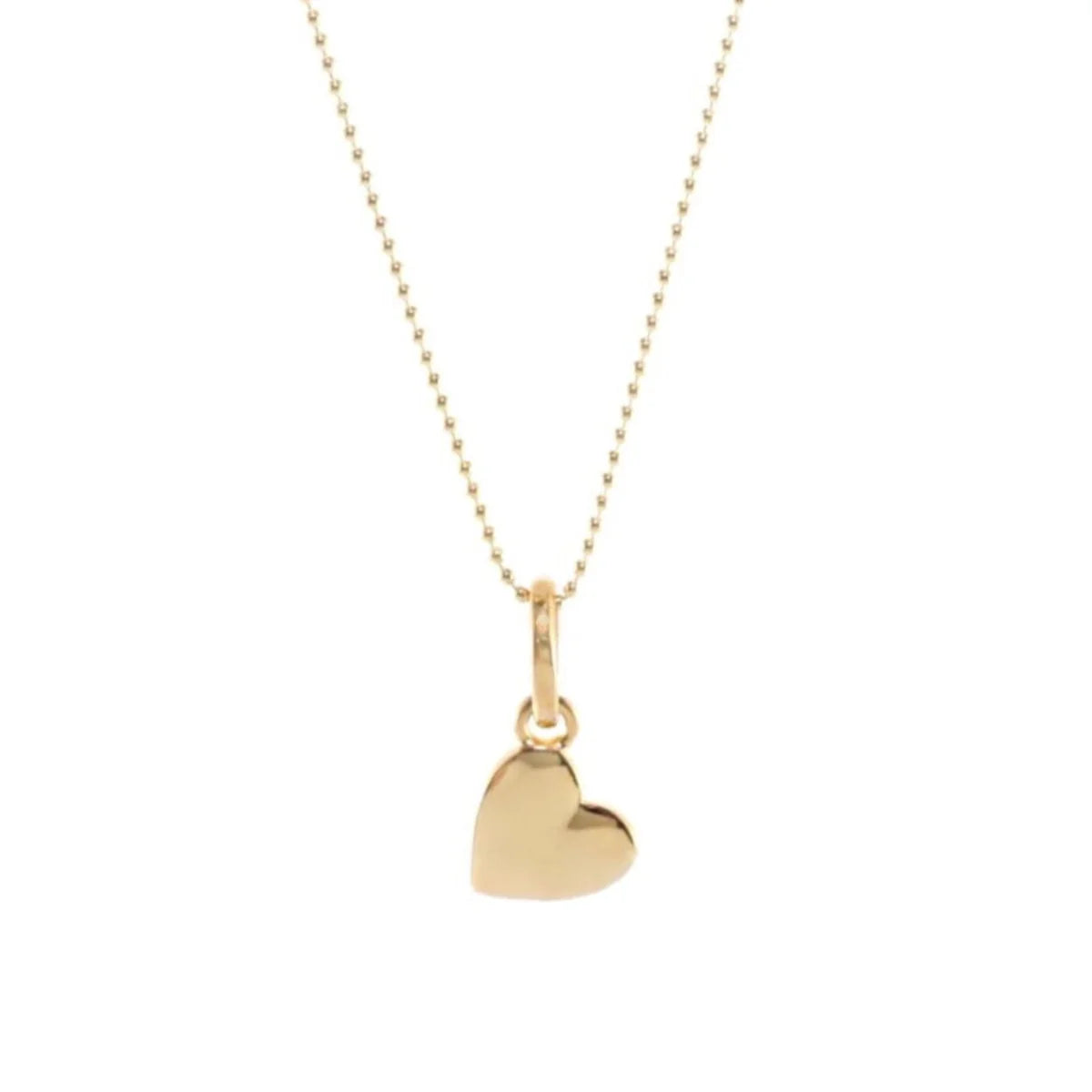Heart Pendant Necklace | Gold