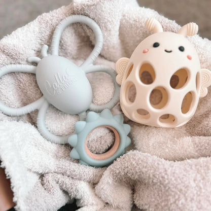 Butterfly Silicone Baby Rattle Teether