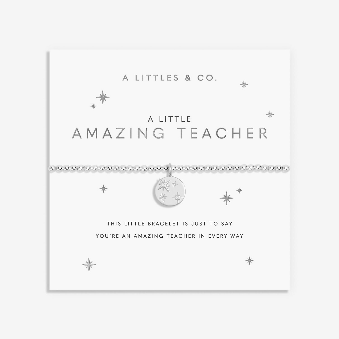 A Little 'Amazing Teacher' Bracelet