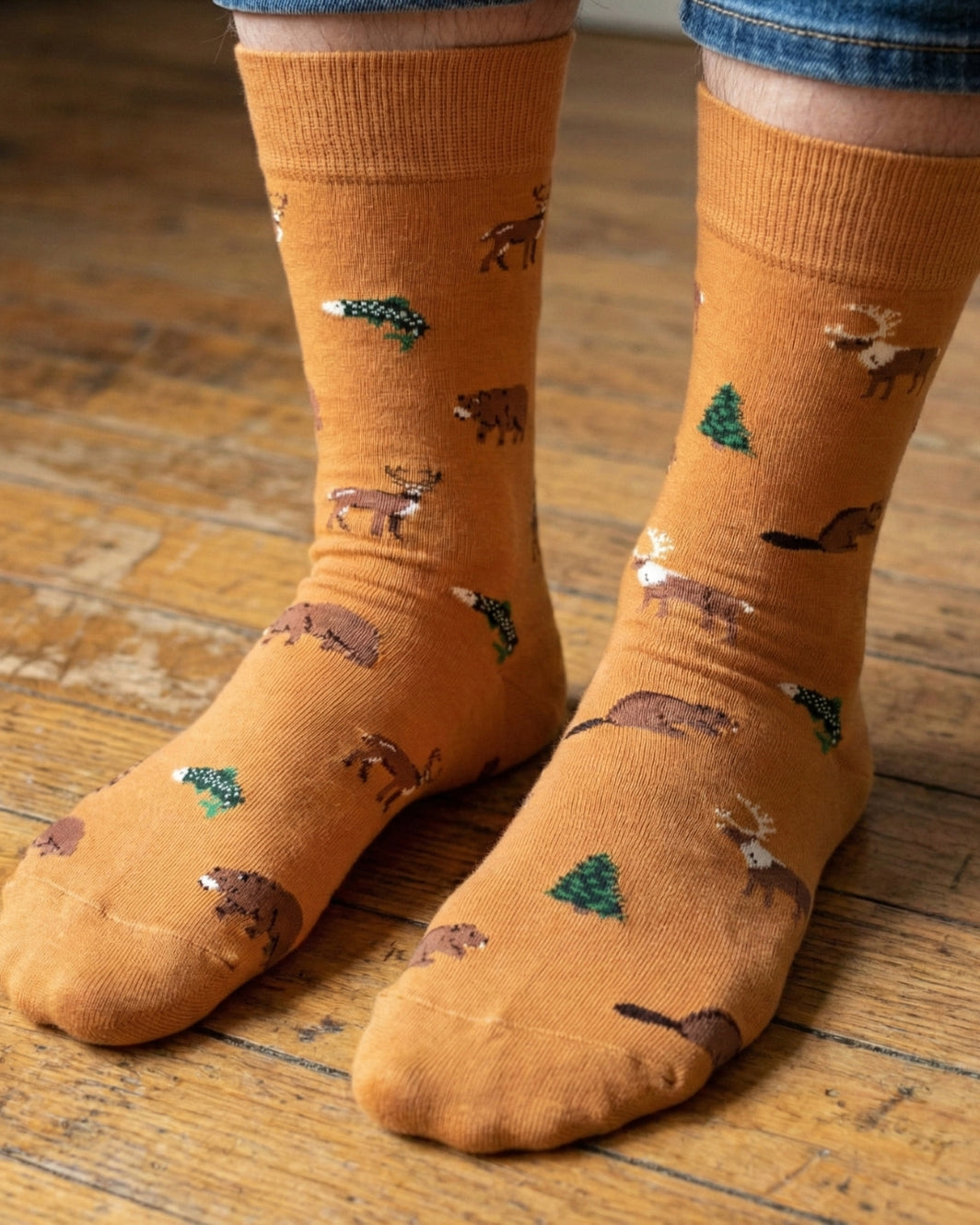 Men's Wildlife This Did Good Mismatched Socks, Give Back