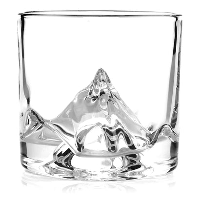 Peaks Luxury Crystal Whiskey Set with Decanter