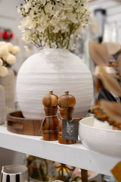 Mini Acacia Wood Pepper Mill