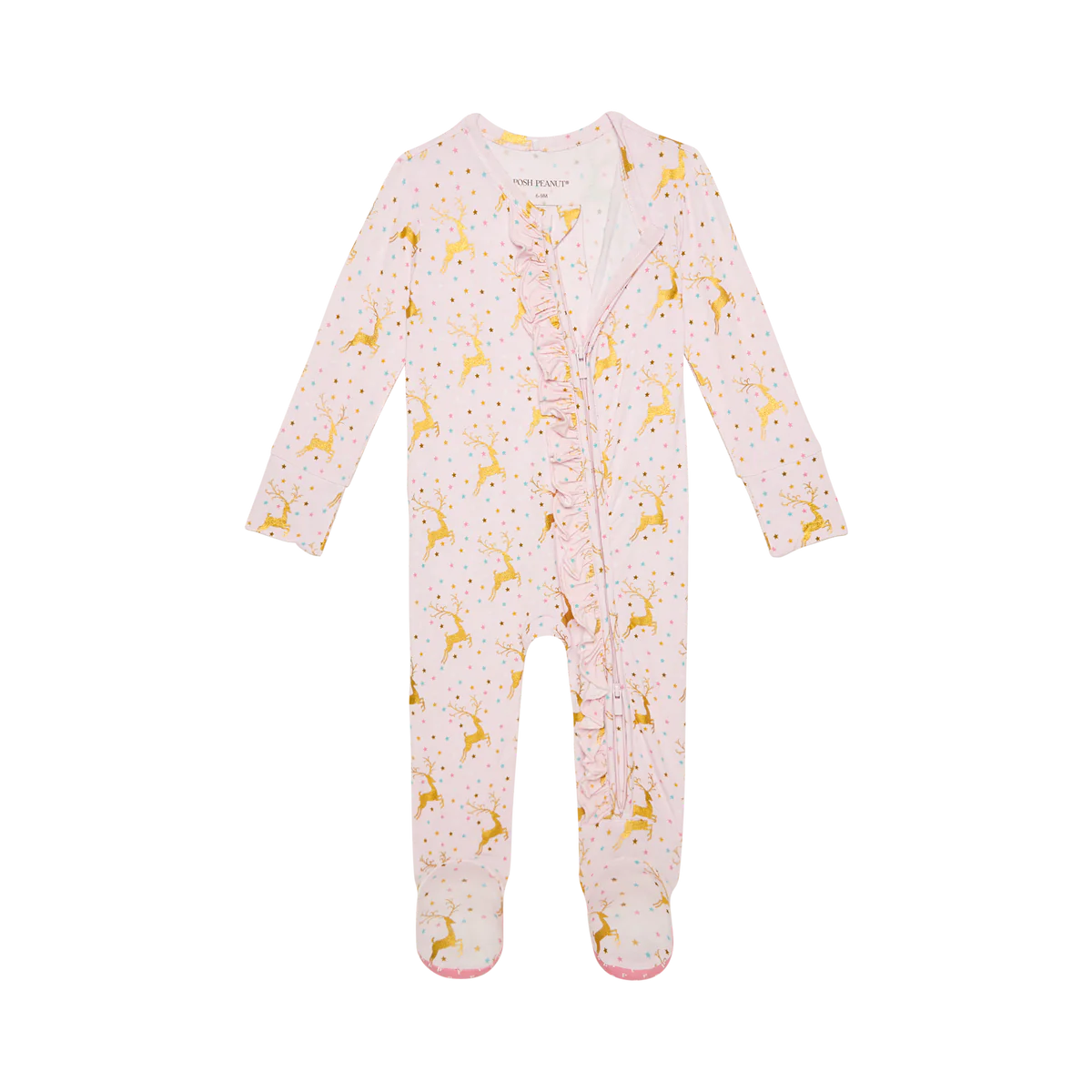 Ryleigh Footie Ruffled One Piece