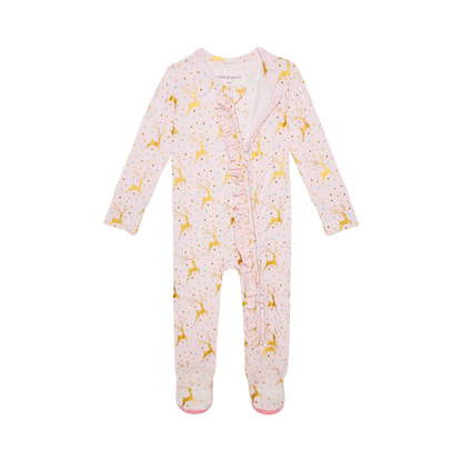 Ryleigh Footie Ruffled One Piece