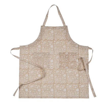 Clementine Block Print Apron