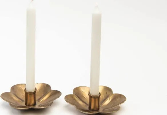 Forged Flower Candle Holder