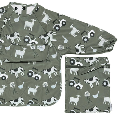 Long Sleeve Bib - Farm