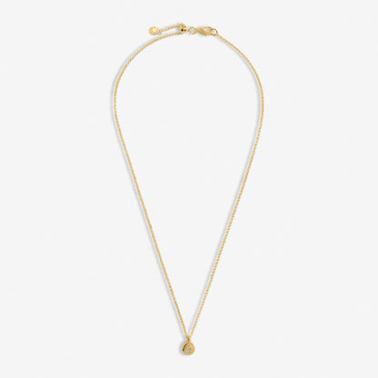 Gem Glow Teardrop Necklace