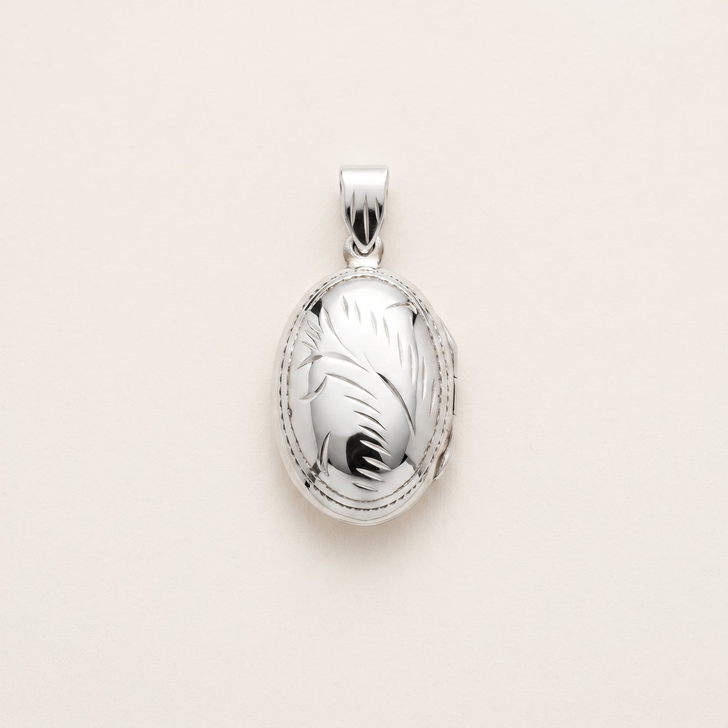 Oval Engraved Locket