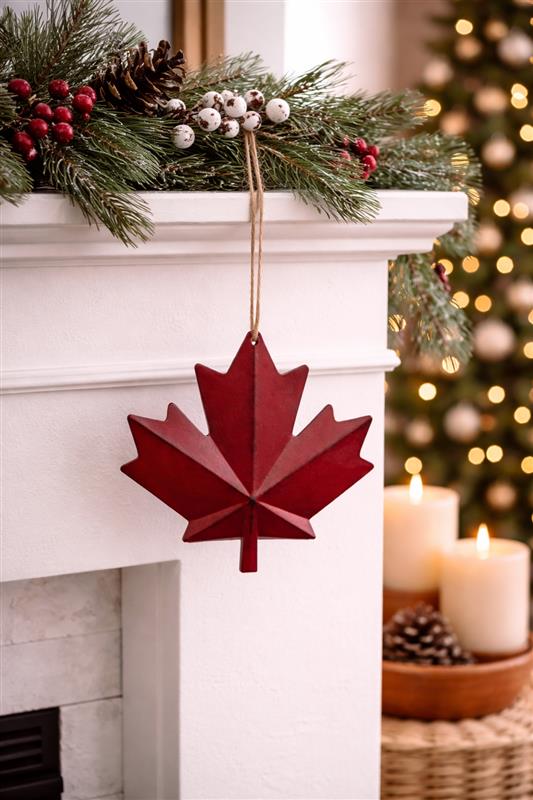 Maple Leaf-Canada Ornament