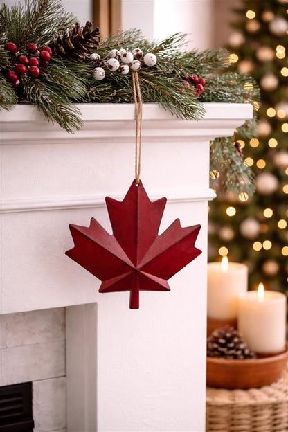 Maple Leaf-Canada Ornament