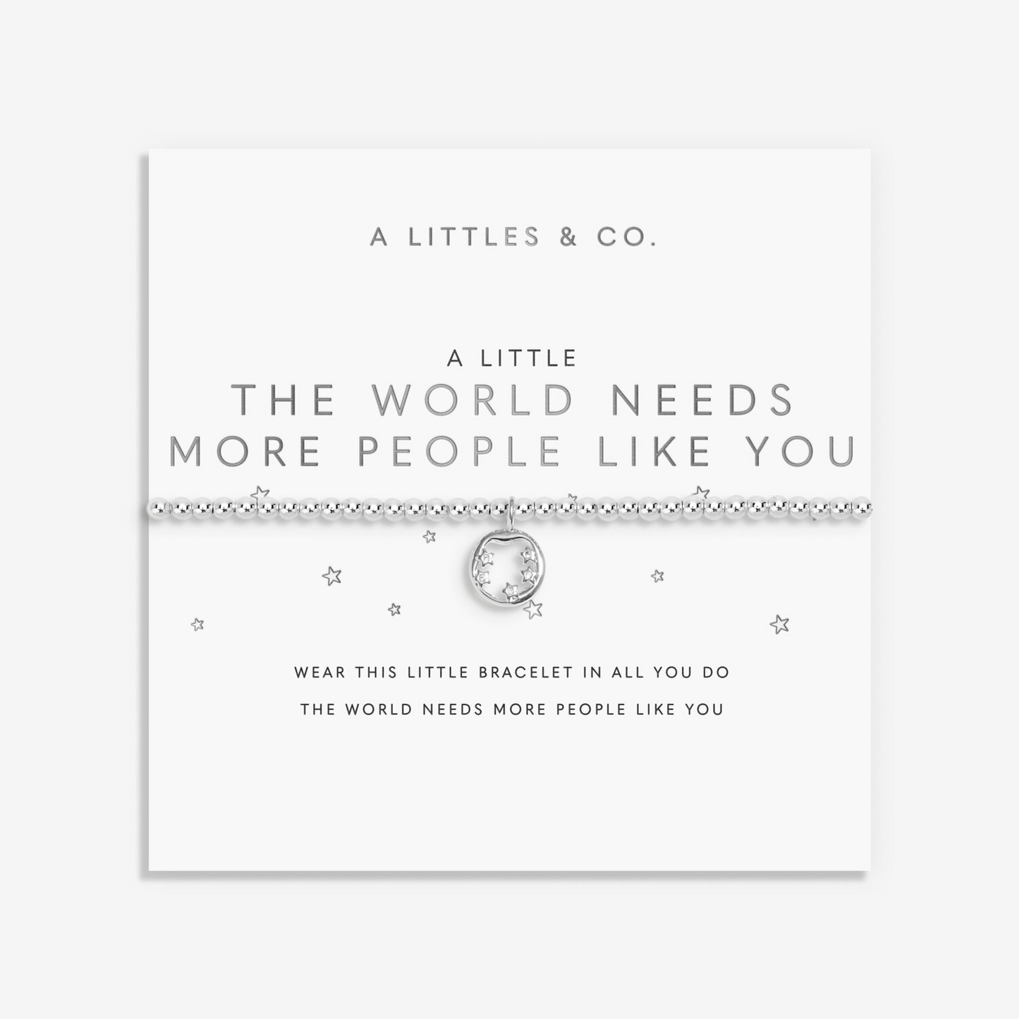 A Little 'The World Needs More People Like You' Bracelet