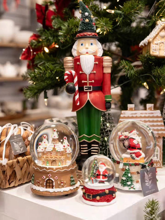 Musical Gingerbread House Snow Globe
