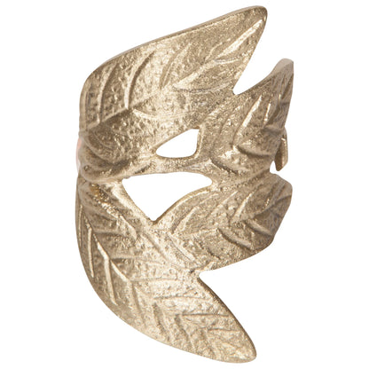 Frond Metal Napkin Rings Set of 4