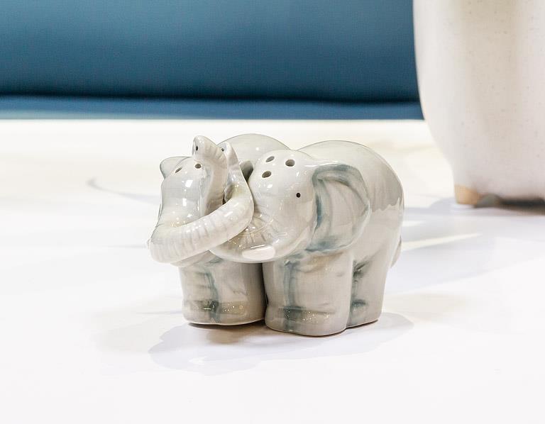 Hugging Elephants Salt & Pepper Shakers