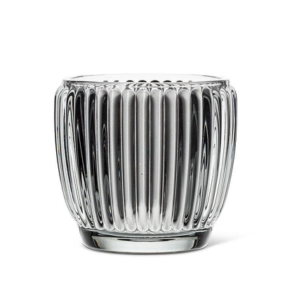 Grey Ribbed Votive