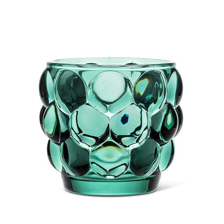 Teal Bubble Votive