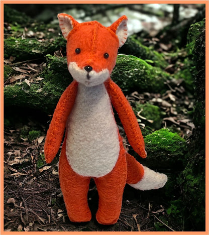 DIY Mr. Fox Felt/Sewing Kit