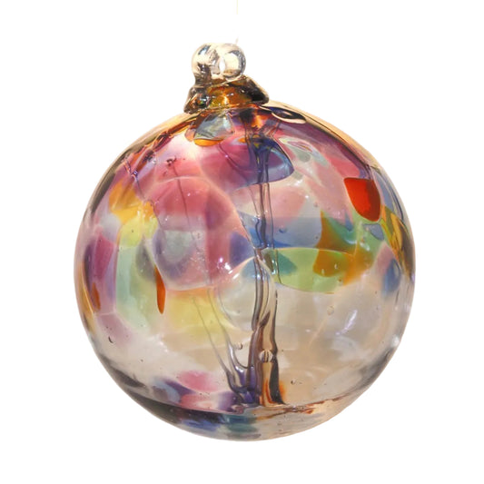 Tree of Remembrance Blown Glass Orb