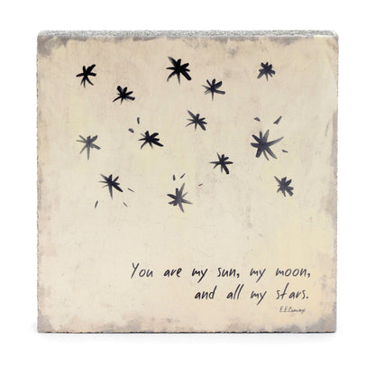 Sun, Moon, Stars Art Block