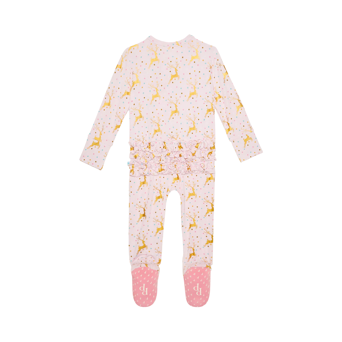 Ryleigh Footie Ruffled One Piece