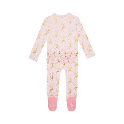 Ryleigh Footie Ruffled One Piece