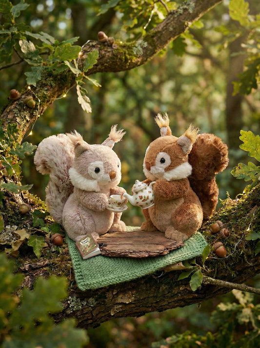 Squirrel Bag Charm Keyring