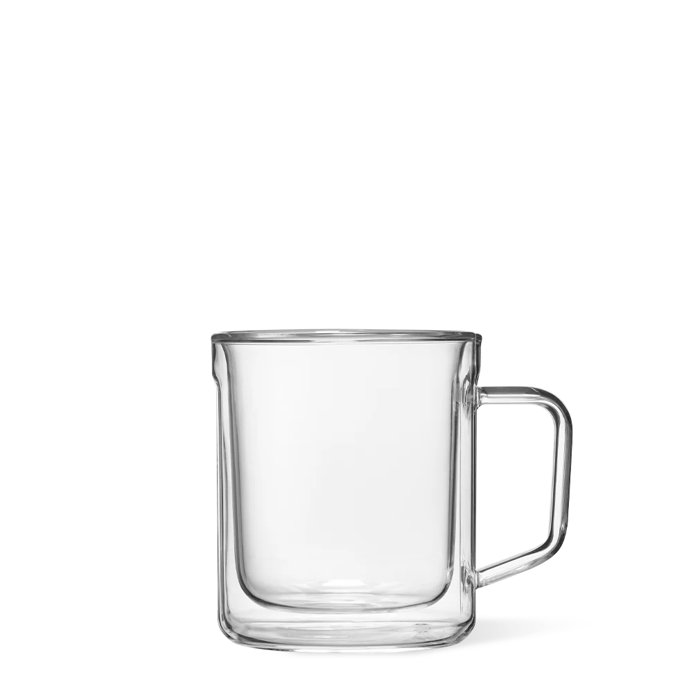 Glass Coffee Mug Set (2)