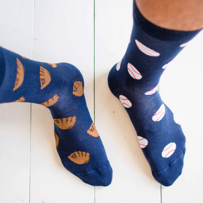 Men's Baseball Glove & Baseball Socks