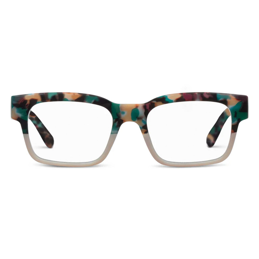 Denver Blue Light Glasses Teal Botanico/Tan