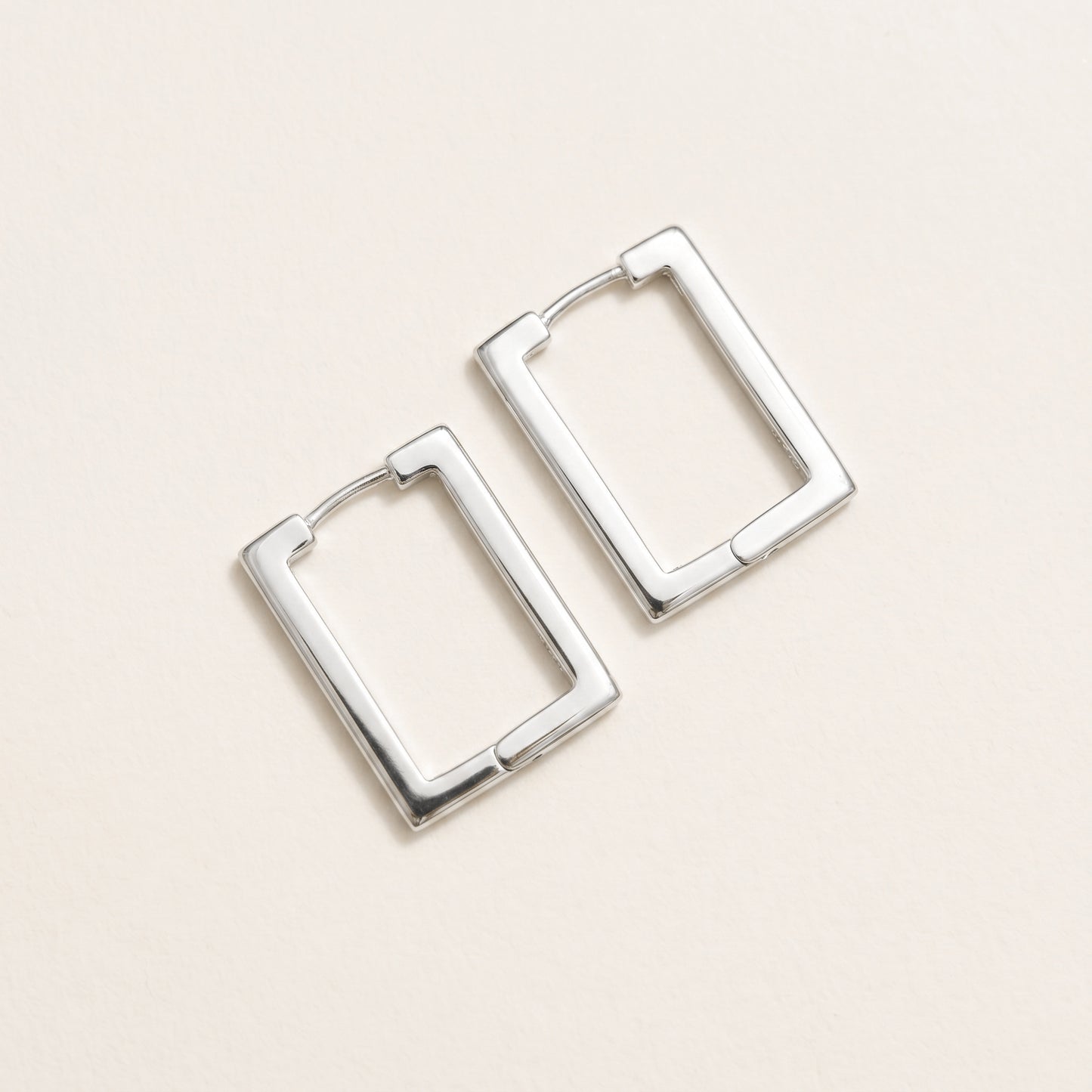 Rectangle Hoop Earrings