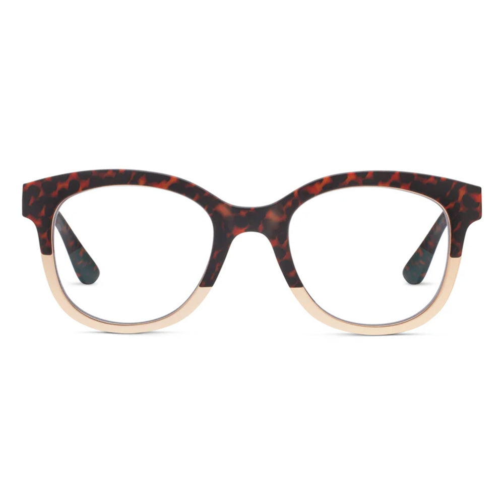 Georgia Blue Light Glasses Leopard Tortoise/Gold