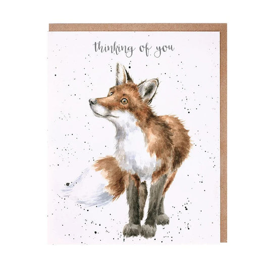 Thinking of You Fox Card