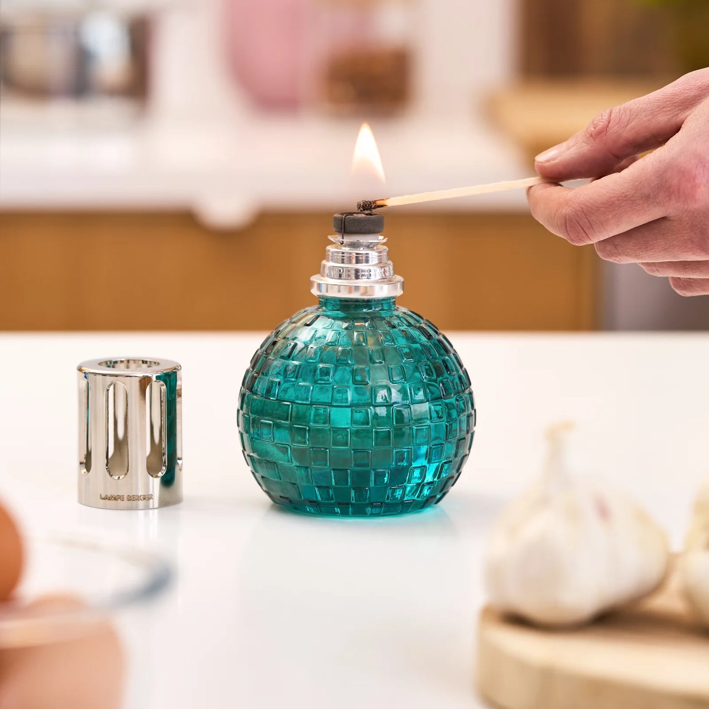 Green Disco Lamp Berger Set