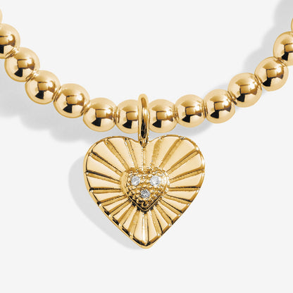 A Little 'Positivity' Bracelet In Gold-Tone Plating