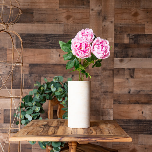Real Touch Peony Stem Pink - 23 Inch