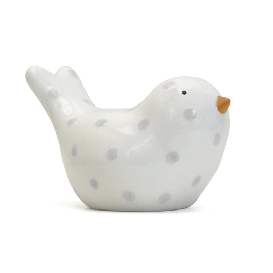 Grey Dotted Birdie Bank