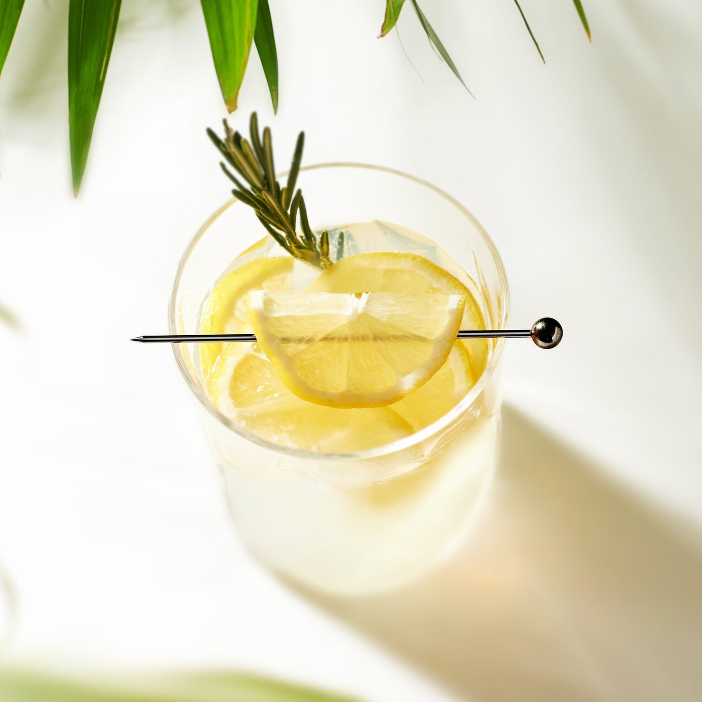 Stainless Steel Cocktail Picks - Black Chrome - Set Of 6