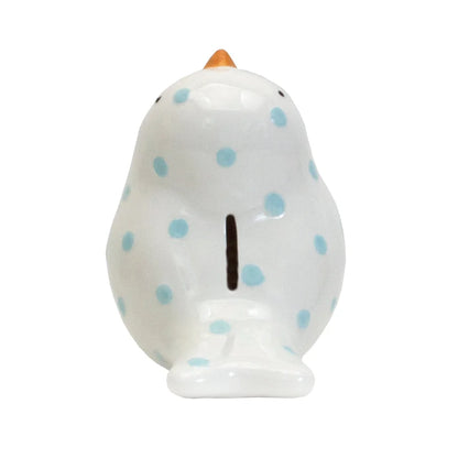 Blue Dotted Birdie Bank