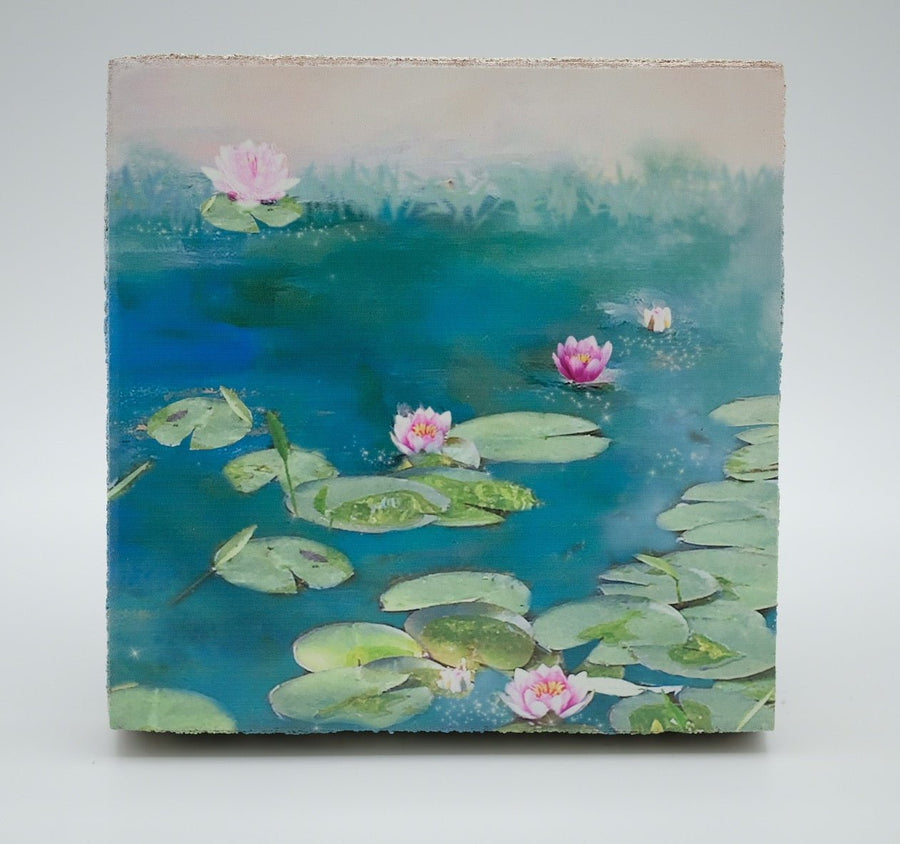Water Lilies Art Block