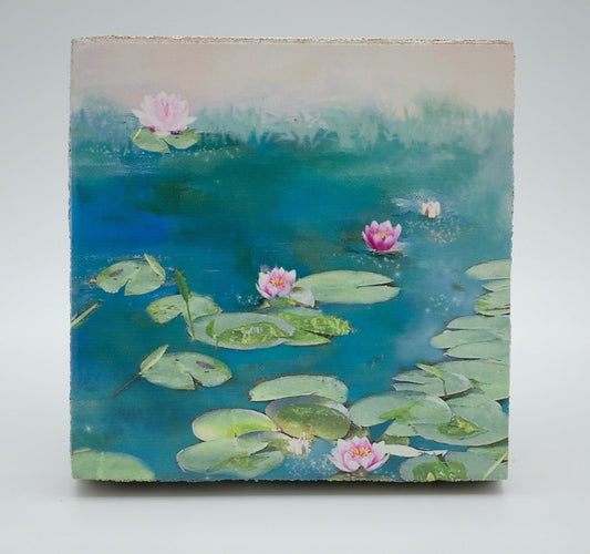 Water Lilies Art Block