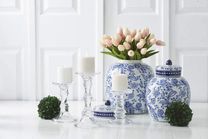 Glass Candle Holders