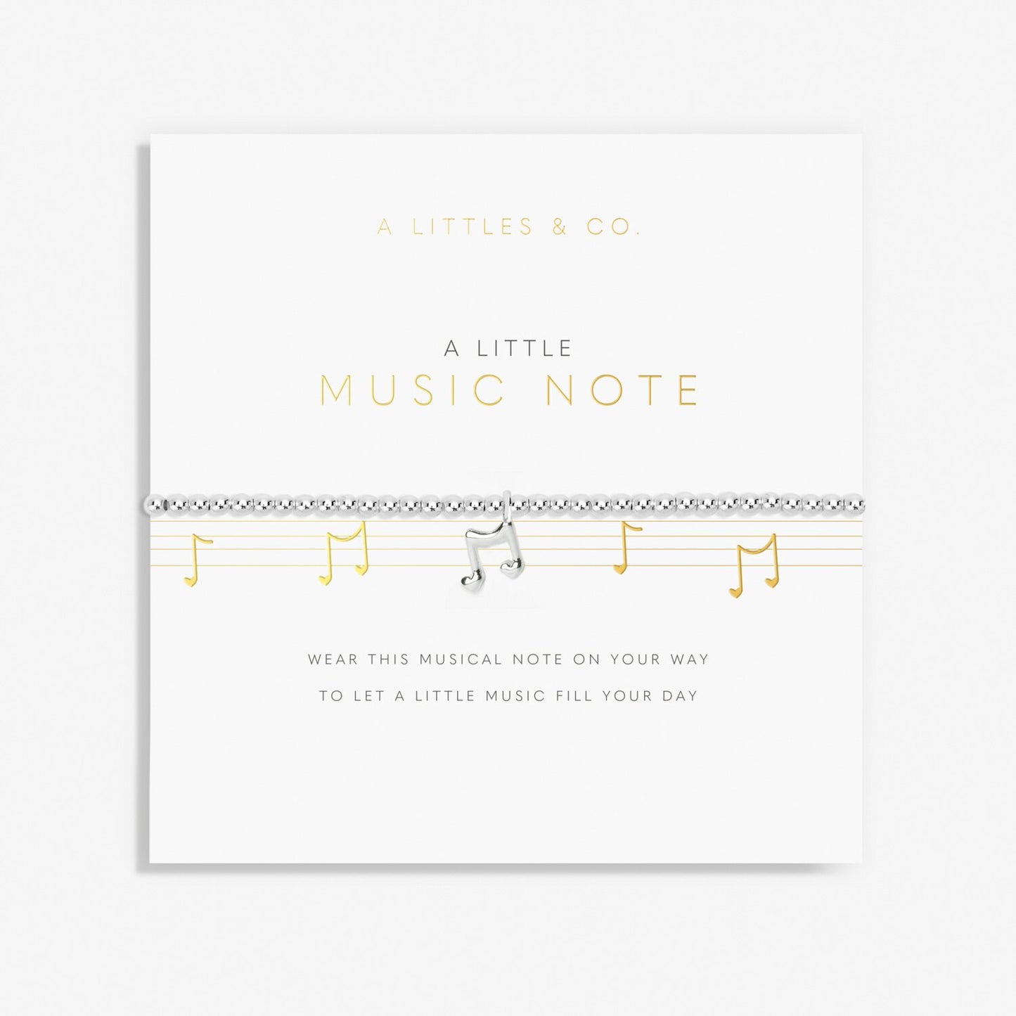 A Little 'Music Note' Bracelet
