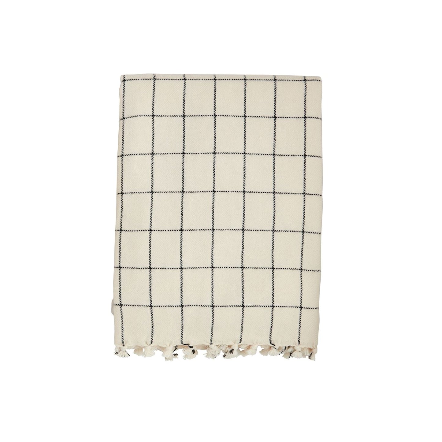 Black Check Blanket